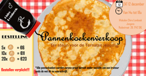 Pannenkoekenverkoop